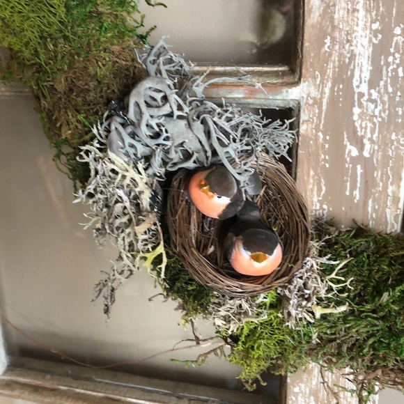 NEW Moss & Bird Handmade Cottagecore Wreath Spring 🐣 - Picture 2 of 7